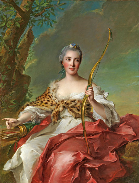 Jean Marc Nattier Madame de Maison Rouge as Diana